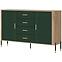 Komoda Dante Dt09 Dub Cremona/Zelená