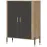 Komoda Dante Dt11 Dub Cremona/Antracit