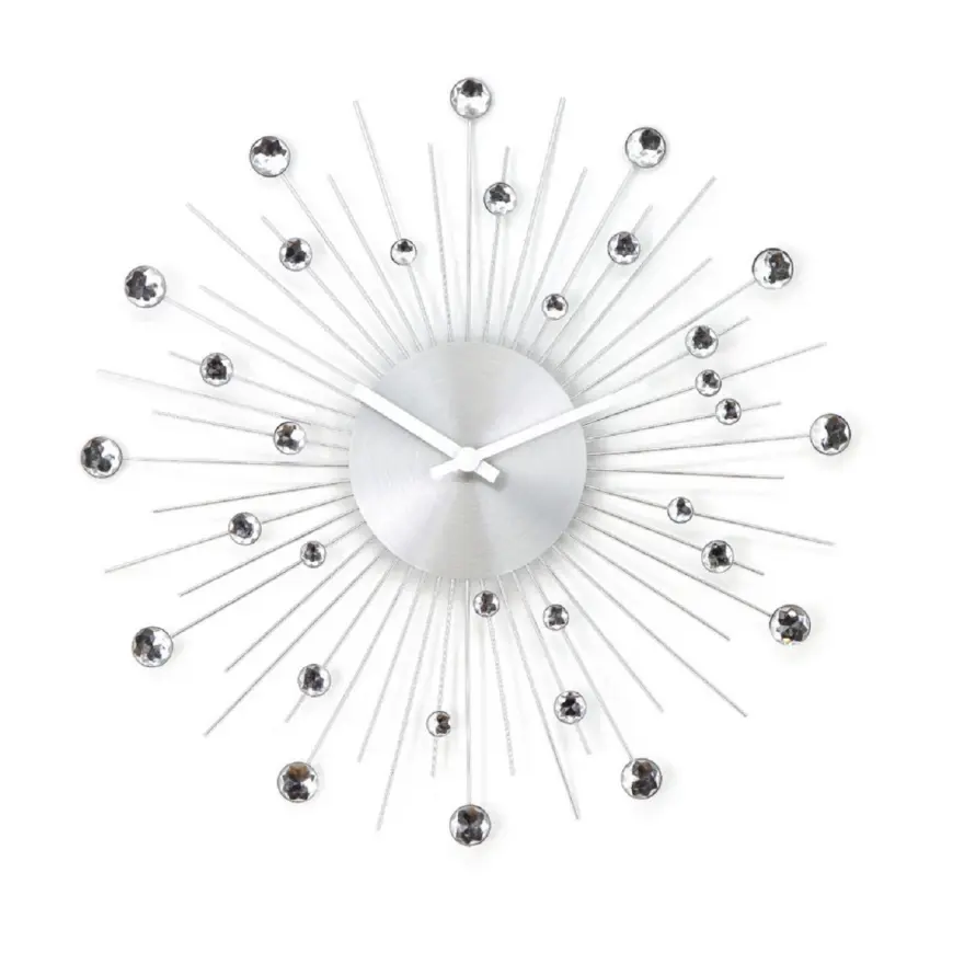 Hodiny GH2317 50x4 cm diamond silver