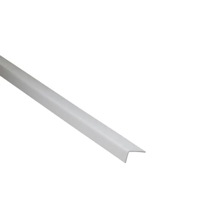 Profil uholníkový PCV biely 20x10x1.1mm 1m