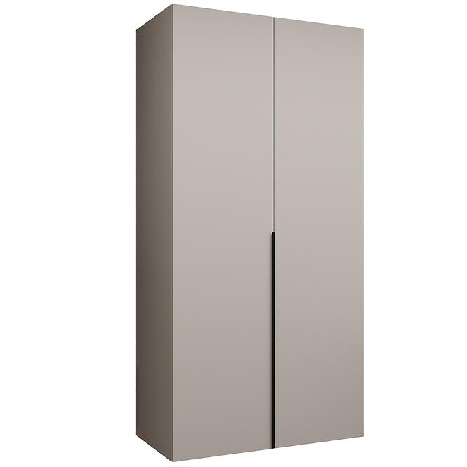 Skriňa Alicante I 100 kašmír/čierna