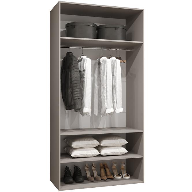 Skriňa Alicante I 100 kašmír/strieborný,7