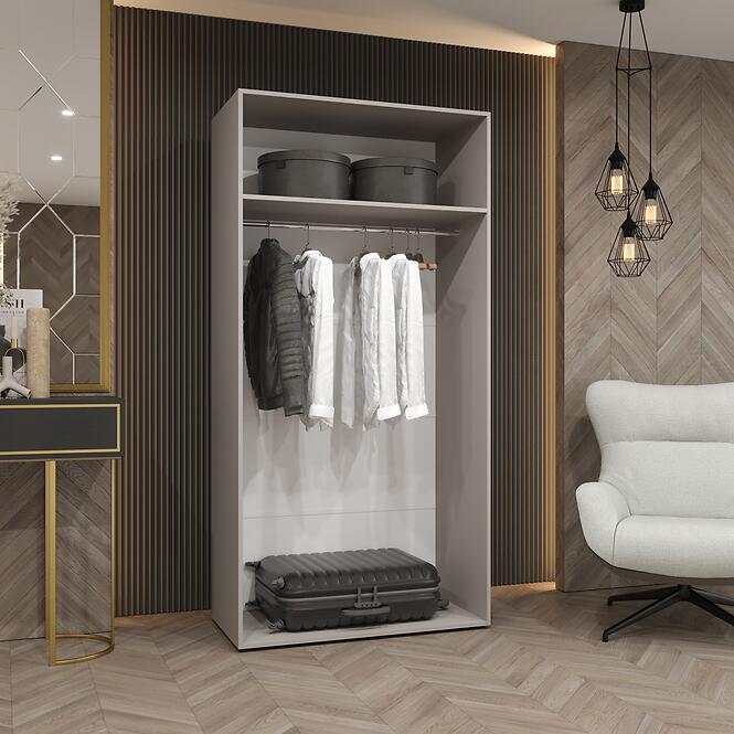 Skriňa Alicante I 100 kašmír/strieborný,13