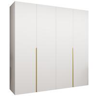 Skriňa Alicante I 200 biela/zlatá