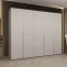 Skriňa Alicante I 250 kašmír/strieborný,9