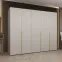 Skriňa Alicante I 250 kašmír/zlatá,9
