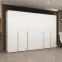Skriňa Alicante I 300 biela/zlatá,5