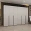Skriňa Alicante I 300 kašmír/čierna,6
