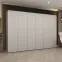 Skriňa Alicante I 300 kašmír/strieborný,5
