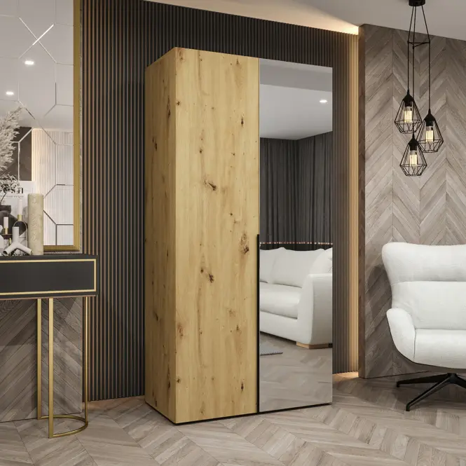Skriňa Alicante II 100 artisan čierna