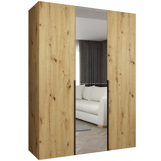 Skriňa Alicante II 150 artisan čierna