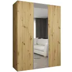 Skriňa Alicante II 150 artisan strieborný