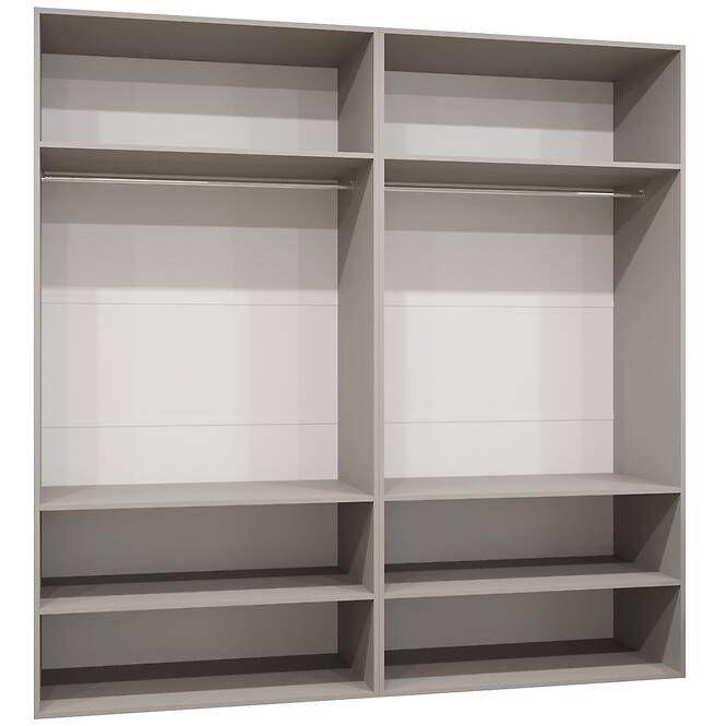 Skriňa Alicante II 200 kašmír/zlatá