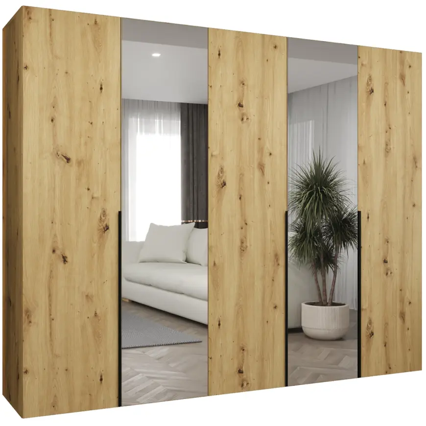 Skriňa Alicante II 250 artisan čierna
