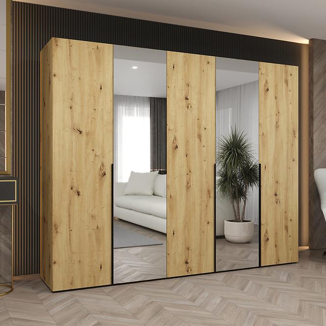 Skriňa Alicante II 250 artisan čierna,5