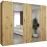 Skriňa Alicante II 250 artisan strieborný