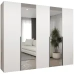 Skriňa Alicante II 250 biela/čierna