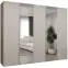 Skriňa Alicante II 250 kašmír/strieborný