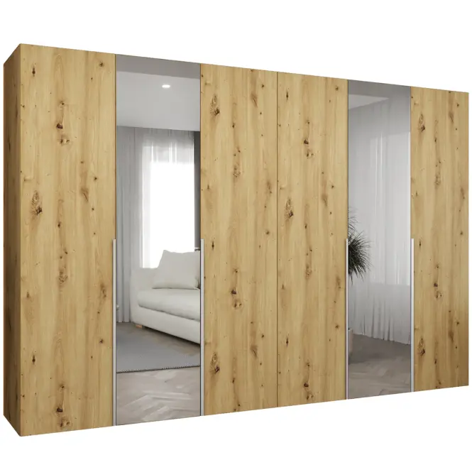 Skriňa Alicante II 300 artisan strieborný