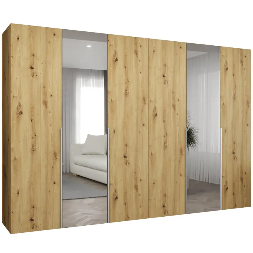 Skriňa Alicante II 300 artisan strieborný
