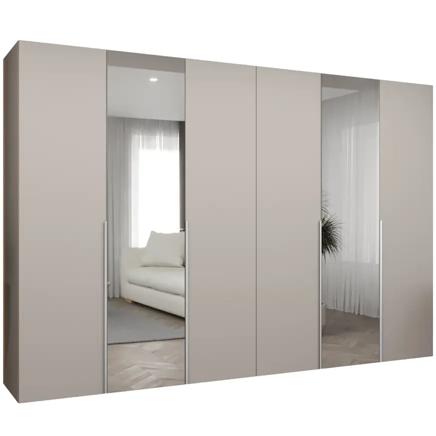 Skriňa Alicante II 300 kašmír/strieborný