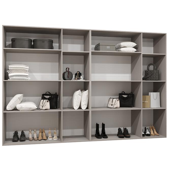 Skriňa Alicante II 300 kašmír/strieborný,7