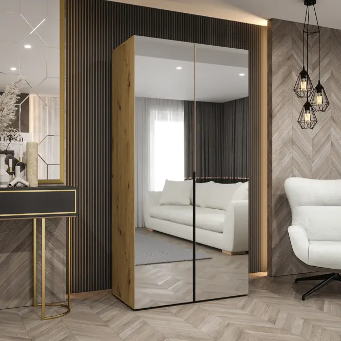 Skriňa Alicante III 100 artisan čierna