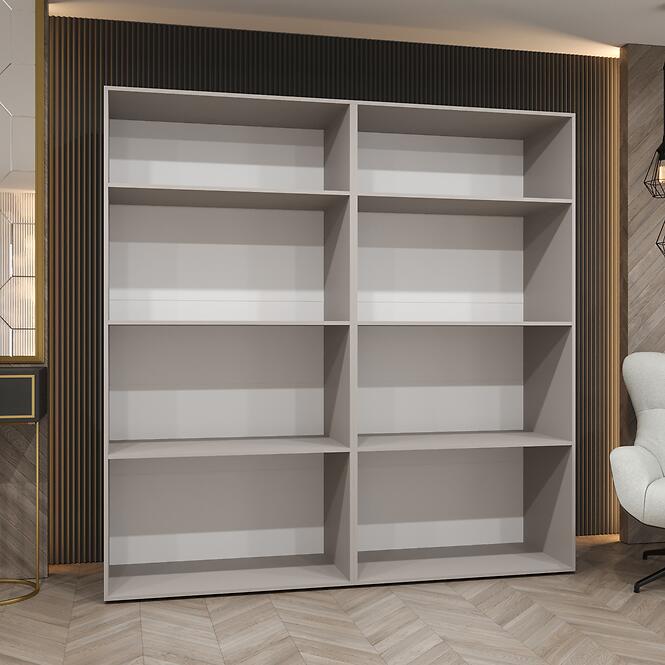 Skriňa Alicante III 200 kašmír/strieborný