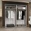 Skriňa Alicante III 200 kašmír/strieborný,13