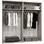 Skriňa Alicante III 200 kašmír/strieborný,6
