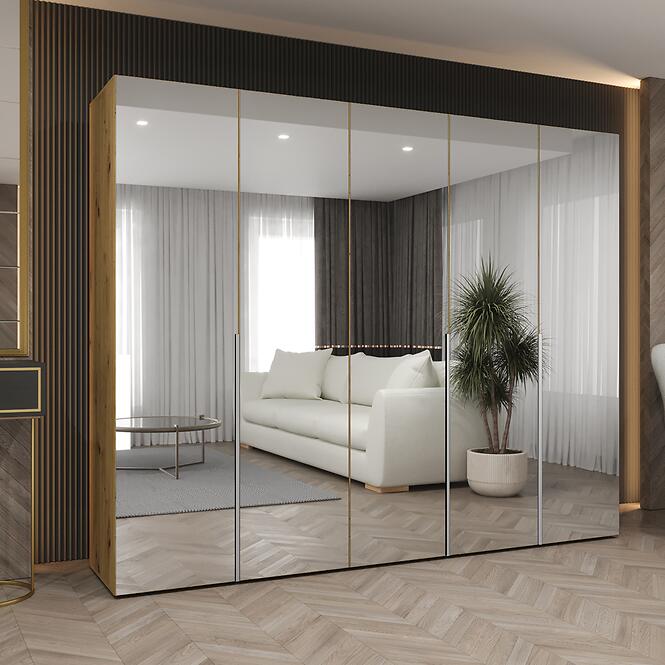 Skriňa Alicante III 250 artisan strieborný,5