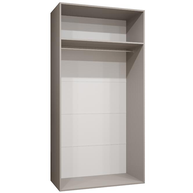 Skriňa Marbella I 100 kašmír/strieborný,3