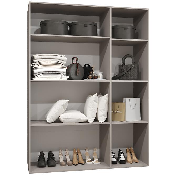 Skriňa Marbella I 150 kašmír/čierna