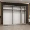 Skriňa Marbella I 250 kašmír/čierna,10
