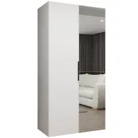 Skriňa Marbella II 100 biela/čierna