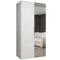 Skriňa Marbella II 100 biela/kašmír