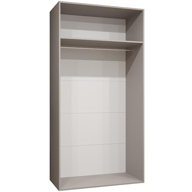 Skriňa Marbella II 100 biela/kašmír