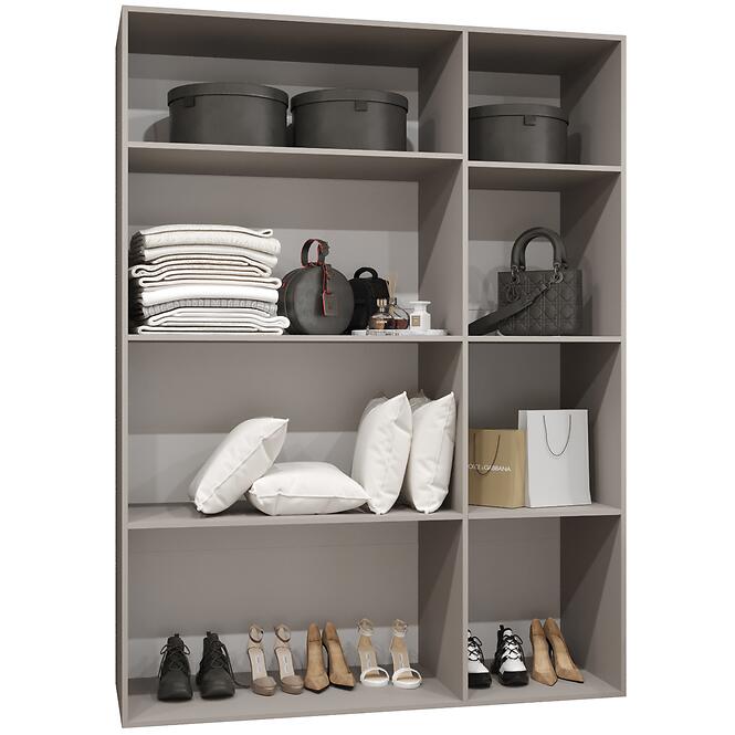 Skriňa Marbella II 150 kašmír/strieborný,8