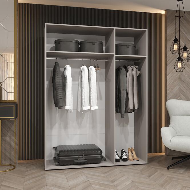 Skriňa Marbella II 150 kašmír/strieborný,13