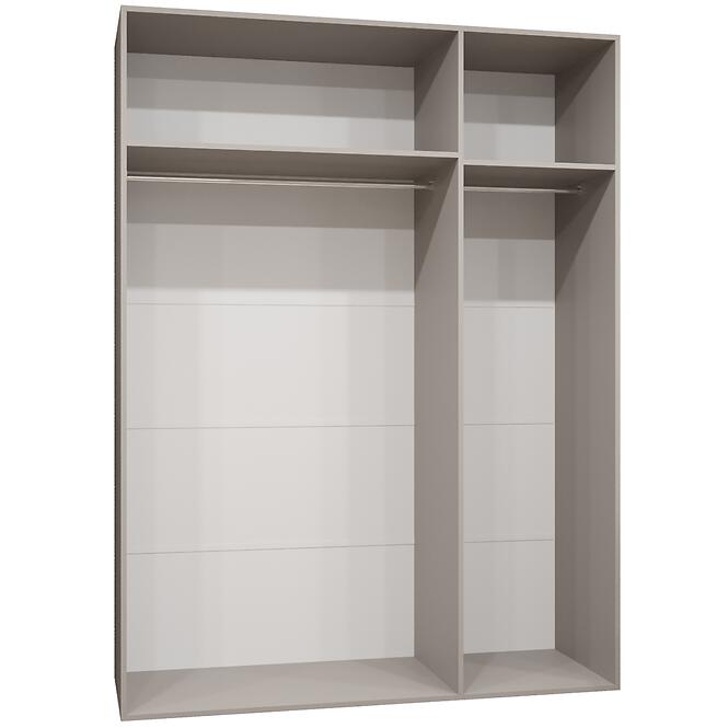 Skriňa Marbella II 150 kašmír/strieborný,3