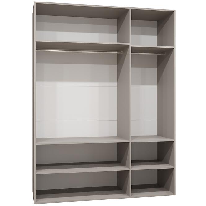 Skriňa Marbella II 150 kašmír/strieborný,4