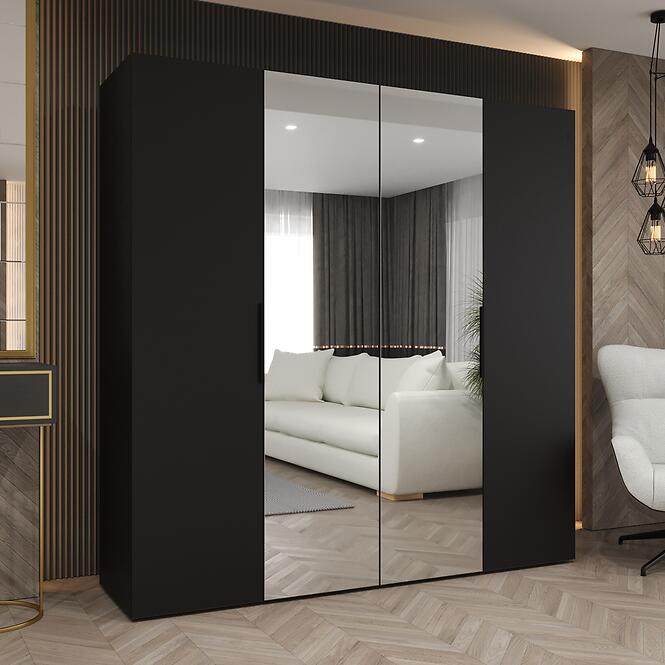 Skriňa Marbella II 200 čierna