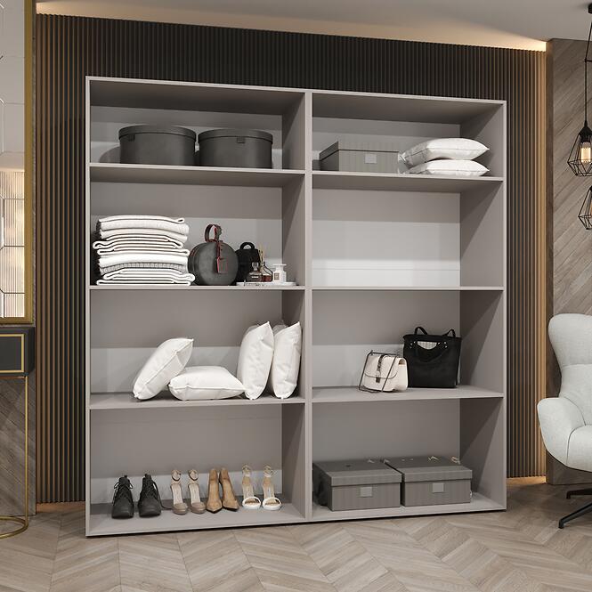 Skriňa Marbella II 200 kašmír/strieborný