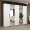 Skriňa Marbella II 250 biela/čierna,5