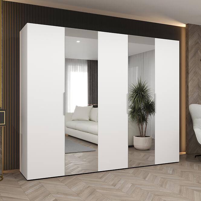 Skriňa Marbella II 250 biela/kašmír