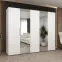Skriňa Marbella II 250 biela/zlatá,5