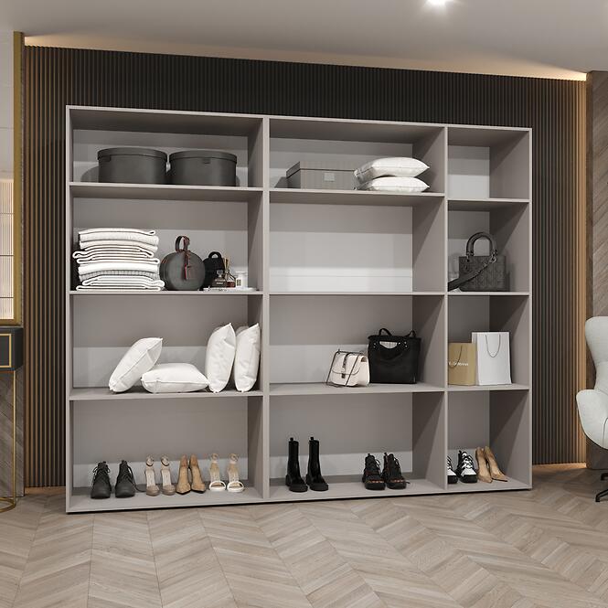 Skriňa Marbella II 250 kašmír/čierna,15