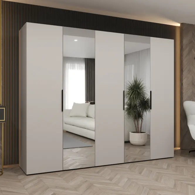 Skriňa Marbella II 250 kašmír/čierna,9
