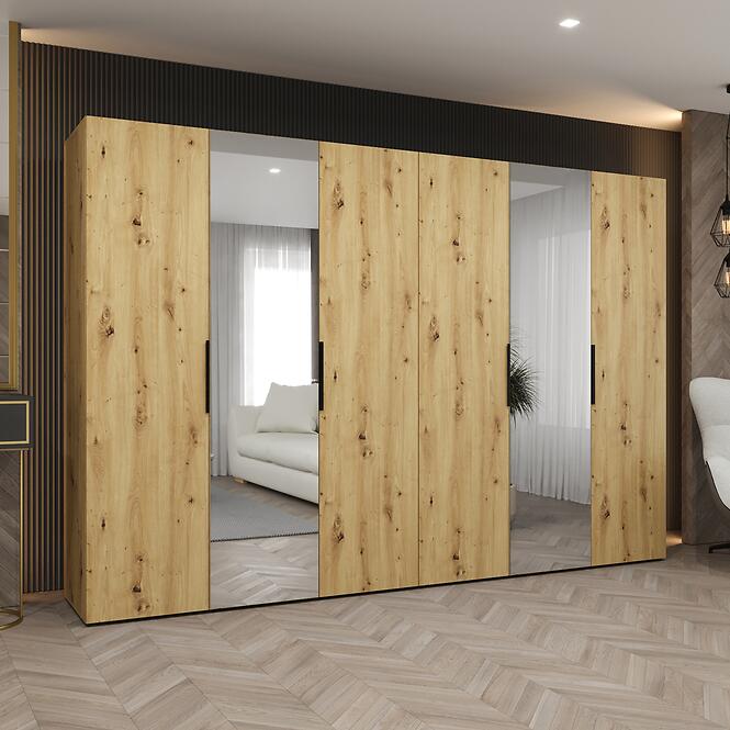 Skriňa Marbella II 300 artisan čierna,5