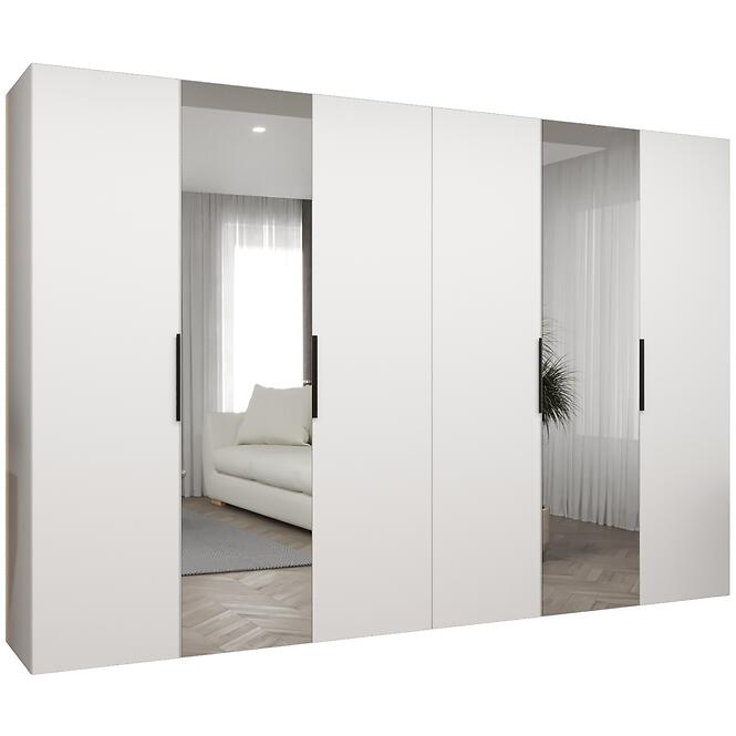 Skriňa Marbella II 300 biela/čierna